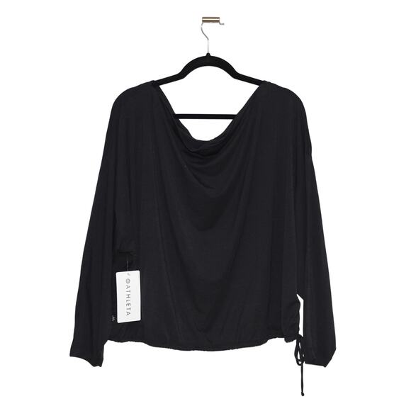 Athleta Cool Down Top In Black NWT - Picture 2 of 8